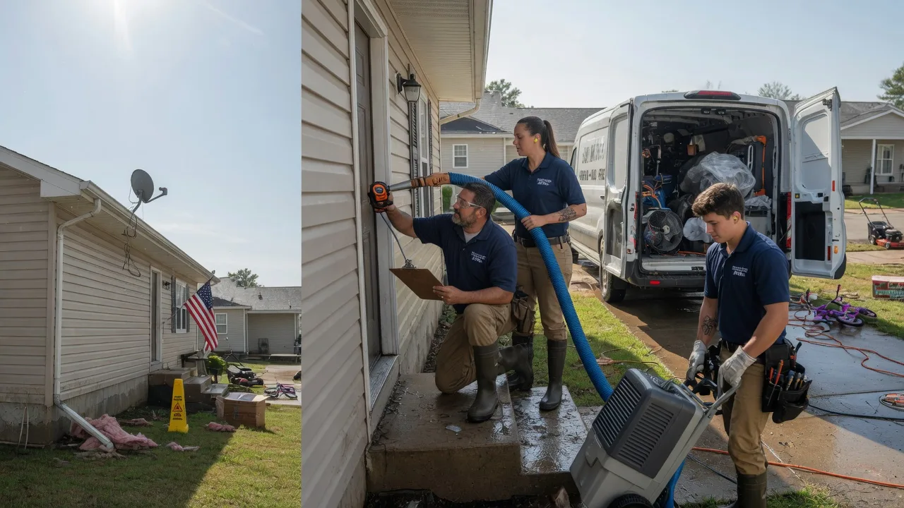 Ceiling Water Damage Restoration in Hockingport, OH near me